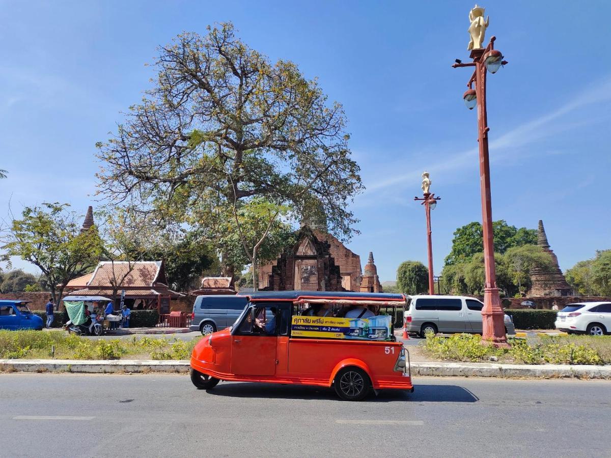 Baan Mee Suk Ayutthaya Hostel Eksteriør bilde